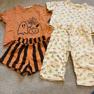 Indy and Pippa holiday bundle Halloween and winter